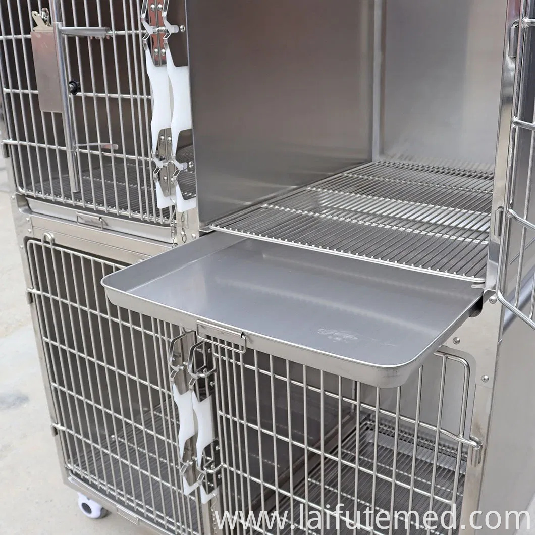 Ydv-C1 Veterinary Equipment Medical Therapy Stainless Steel ICU Oxygen Animal Pet Dog Cat Vet Care Monitoring Cabin Cage